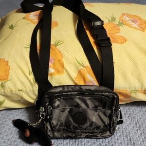 Kipling Multi Printed Convertible Crossbody Bag (fanny Pack)